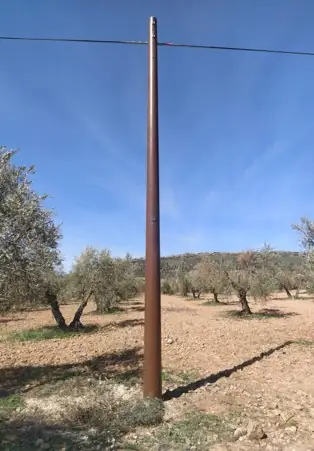 fiberglass pole